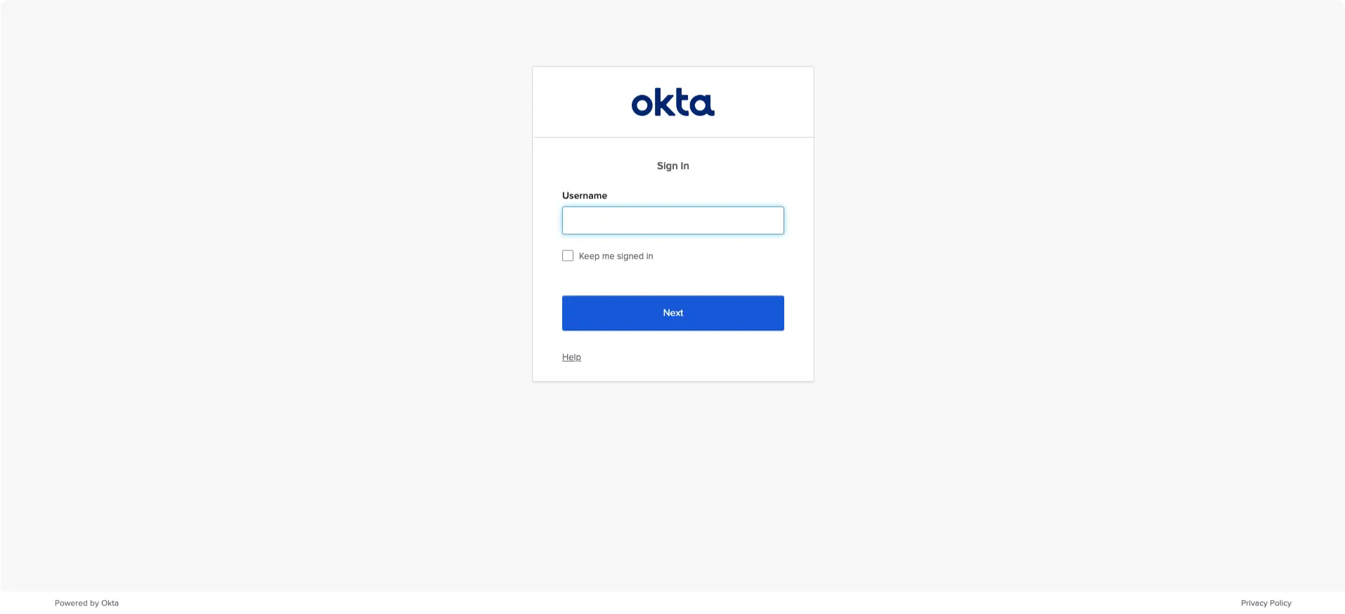 Login with Okta